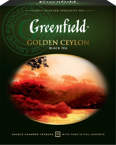 Greenfield Golden Ceylon black tea, 100 bags Greenfield Golden Ceylon black tea, 100 bags