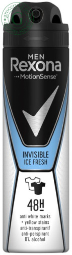 Rexona Men antiperspirant, invisible ice, spray, 150 ml