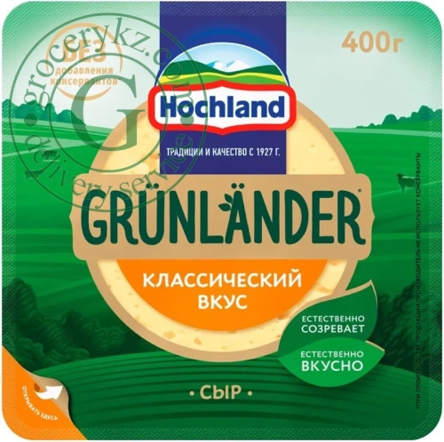 Hochland Grunlander hard cheese, 400 g