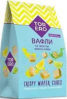 Torero mini wafers, lemon and lime, 125 g