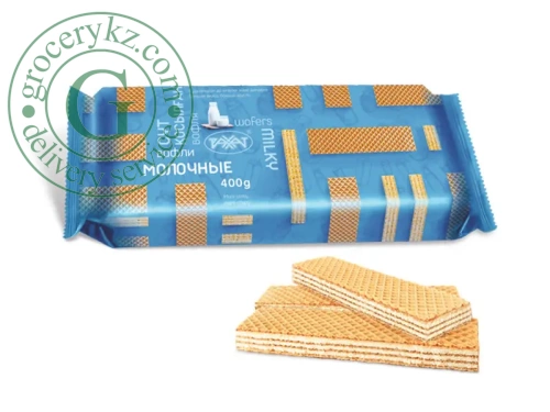 Rakhat wafers, cream, 400 g