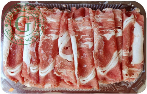 Lamb meat sliced, frozen, 400 g