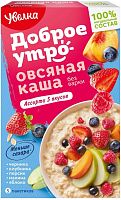 Uvelka instant oatmeal, assorted 5 flavors, 5 packs, 200 g