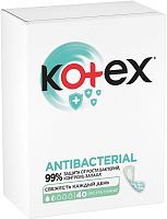 Kotex antibacterial panty liners, ultrathin, 40 pc