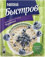 Nestle Bystrov instant oatmeal, blueberries, 40 g