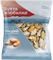 Bukhta Izobiliya mussel meat, frozen, 500 g