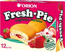 Orion Fresh Pie (12 in 1), strawberry and raspberry, 300 g