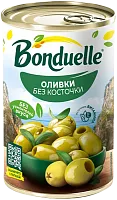 Bonduelle canned green seedless olives, 314 ml