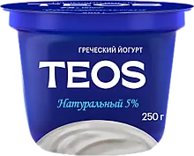 TEOS greek yogurt, classic, 5%, 250 g