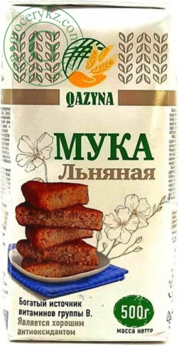 Qazyna flaxseed flour, 500 g