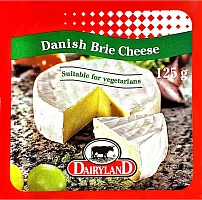 Dairyland danish brie cheese, 125 g