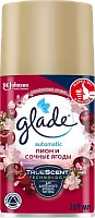 Glade air freshener, peony and berries, automatic spray refill, 269 ml