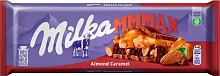 Milka chocolate bar, almond caramel, 300 g