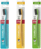 Splat toothbrush, medium, clean & care, 1 pc