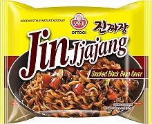Ottogi Jin Jjajang smoked black bean flavour noodles, 135 g