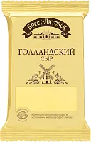 Brest Litovsk Dutch semi hard cheese, slab, 200 g
