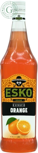 Esko beverage syrup, orange, 1 l